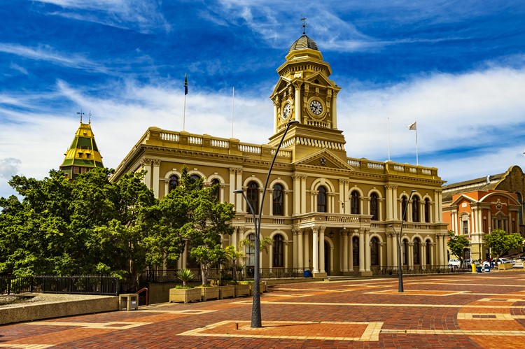City Hall en Market Square in Port Elizabeth, Zuid-Afrika